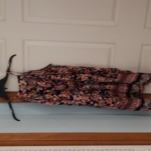 NWT Lived to be spoiled pretty Juniors XXL knee length black/floral dress
